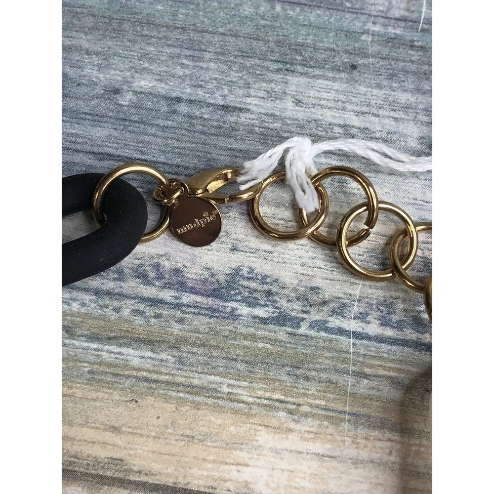 Black White‎ Link Chunky Bracelet 10